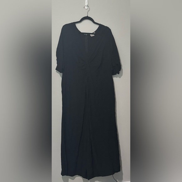 ASOS Curve Pants - ASOS Curve Black Formal Vneck Romper Sz 20